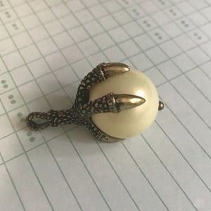 Cool bird claw necklace charm